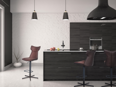 Chaise de bar TAMPICO pivotante 