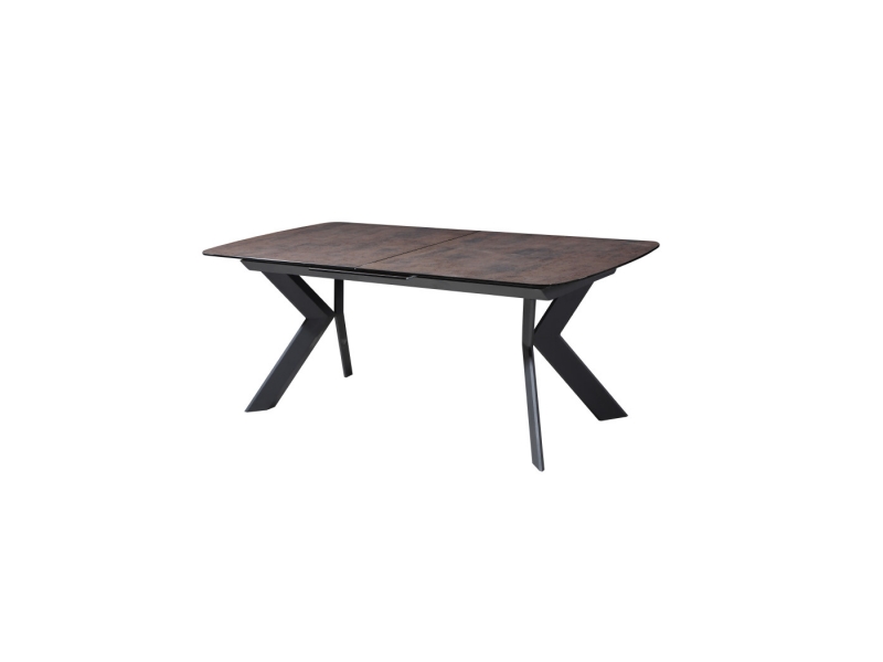 SERENA - Table de séjour 1 allonge centrale de 50cm 