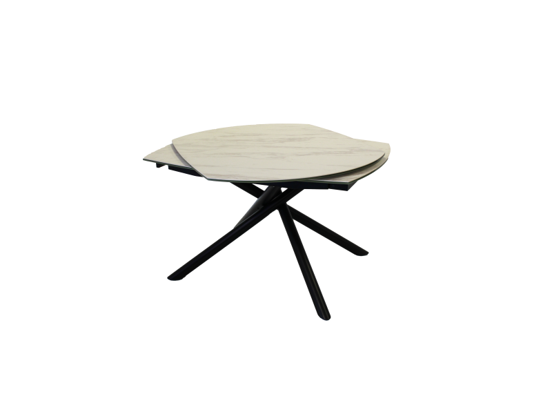STAN - Table de séjour 2 allonges de 30 cm 