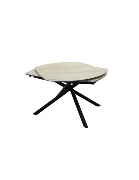STAN - Table de séjour 2 allonges de 30 cm 