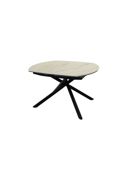 STAN - Table de séjour 2 allonges de 30 cm 