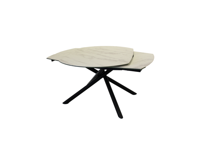 STAN - Table de séjour 2 allonges de 30 cm 