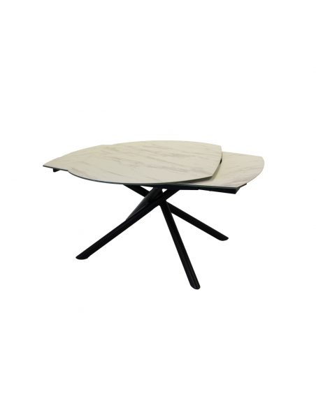 STAN - Table de séjour 2 allonges de 30 cm 