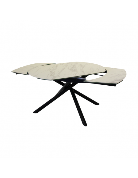 STAN - Table de séjour 2 allonges de 30 cm 