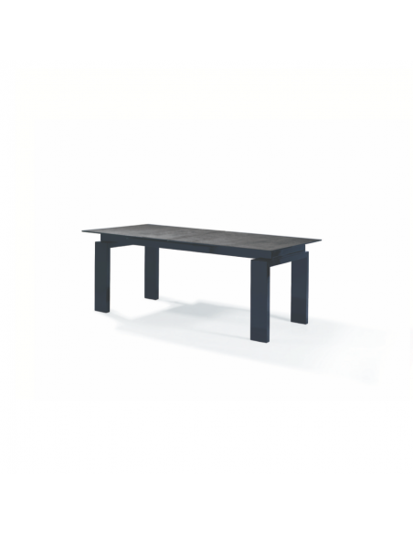 STELLA - Table de séjour 1 allonge centrale de 90cm 