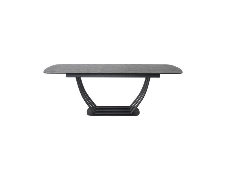 TRIDENT - Table de séjour 1 allonge centrale de 40cm 