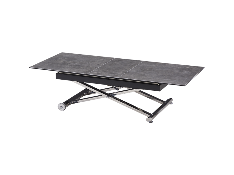 ANDY - Table basse relevable 1 allonge de 30cm 