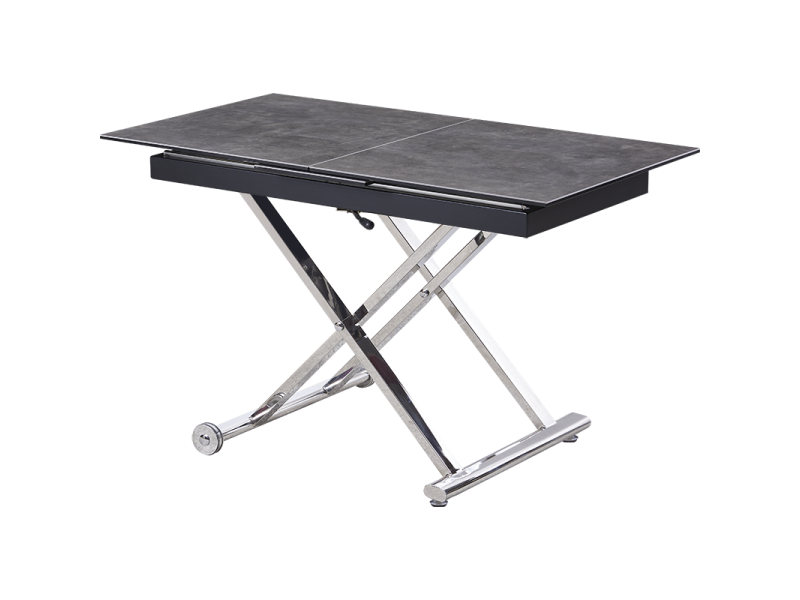 ANDY - Table basse relevable 1 allonge de 30cm 