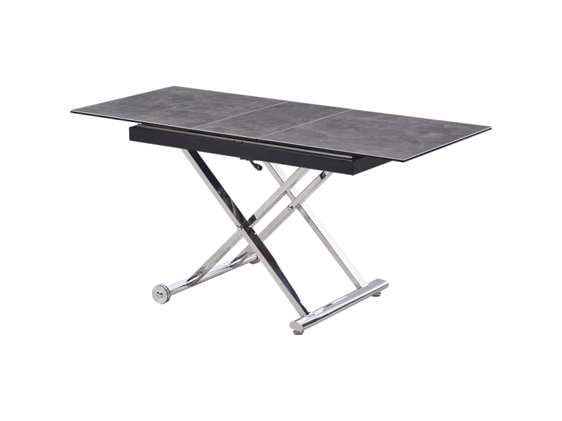 ANDY - Table basse relevable 1 allonge de 30cm 