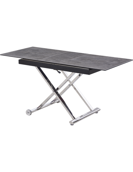 ANDY - Table basse relevable 1 allonge de 30cm 