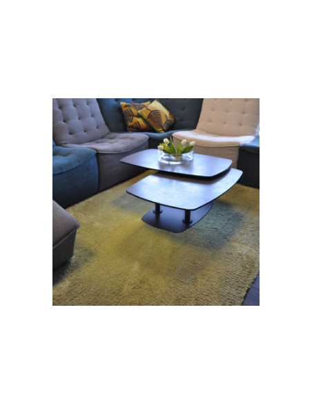 KILLIAN - Table basse plateaux pivotant 
