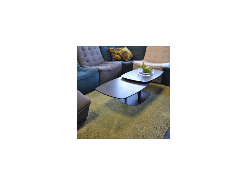 KILLIAN - Table basse plateaux pivotant 
