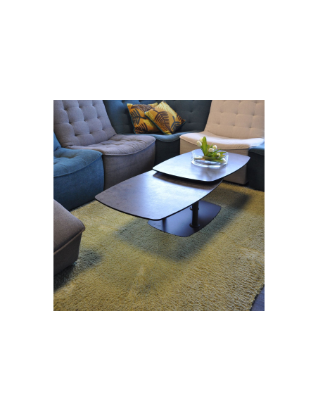 KILLIAN - Table basse plateaux pivotant 