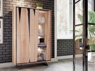 CLARKS - Vitrine 3 portes avec éclairage 