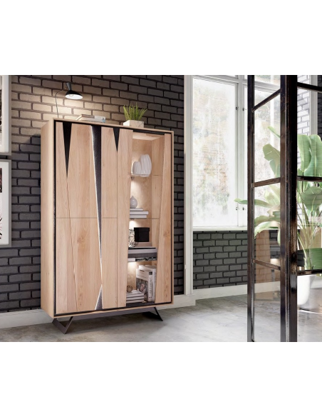 CLARKS - Vitrine 3 portes avec éclairage 