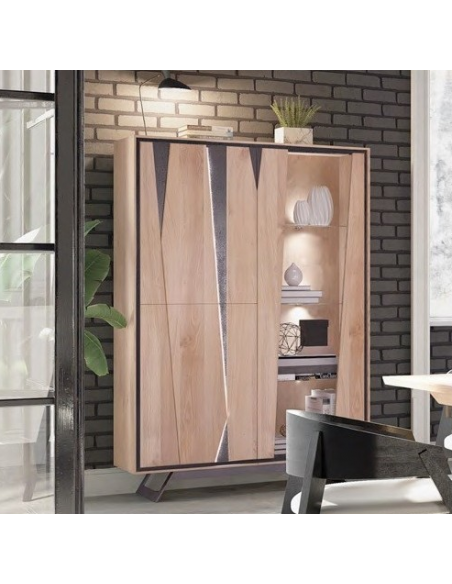 CLARKS - Vitrine 3 portes avec éclairage 