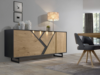 COSTA - Enfilade 4 portes 210cm 