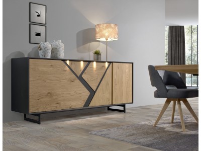 COSTA - Enfilade 4 portes 210cm  2