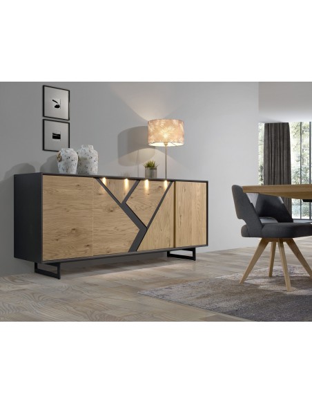 COSTA - Enfilade 4 portes 210cm 