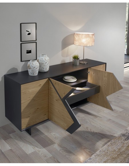 COSTA - Enfilade 4 portes 210cm 