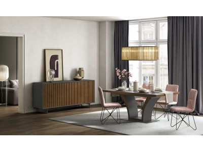 MERCURE - Enfilade 3 portes 210cm  2