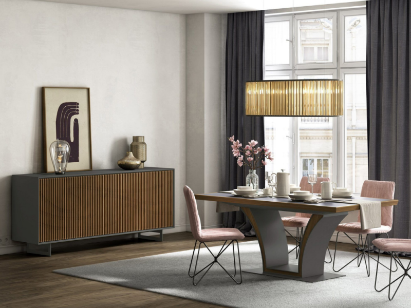 MERCURE - Enfilade 3 portes 210cm 