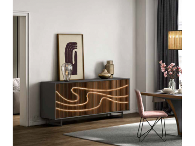 MERCURE - Ensemble 4 chaises GERES 