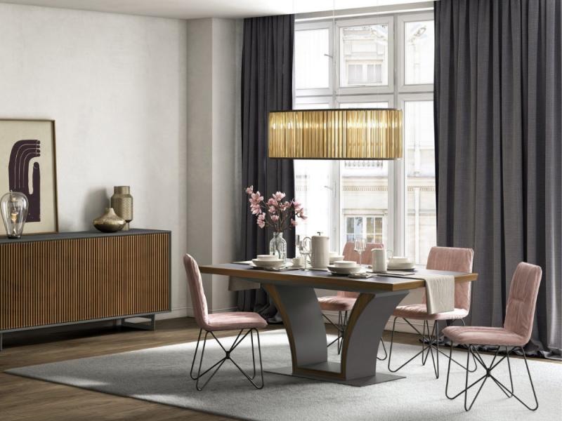 MERCURE - Ensemble 4 chaises GERES 