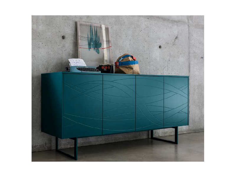 BORARDI - Meuble de rangement 4 portes 