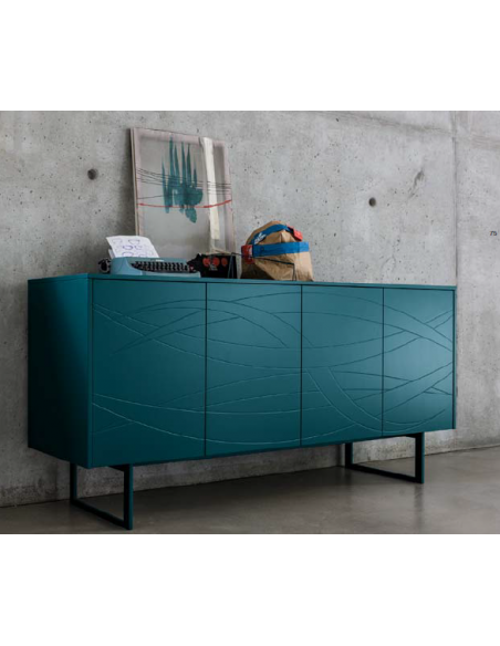 BORARDI - Meuble de rangement 4 portes 