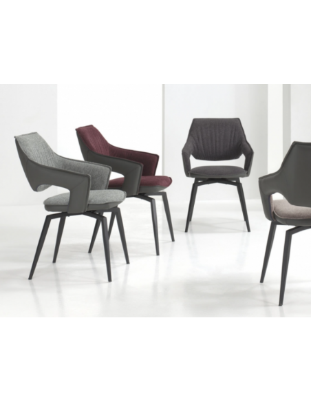 VEDEL - Chaise pivotante 
