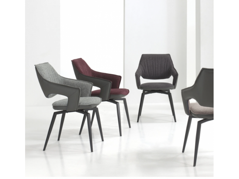 VEDEL - Chaise pivotante 