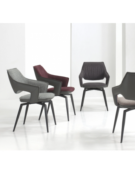 VEDEL - Chaise pivotante 