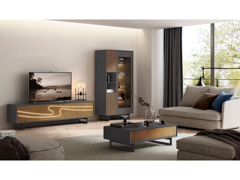 MERCURE - Vitrine 3 portes 