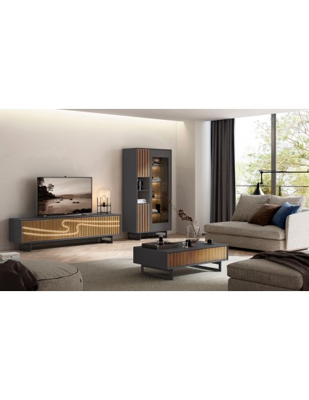 MERCURE - Vitrine 3 portes 