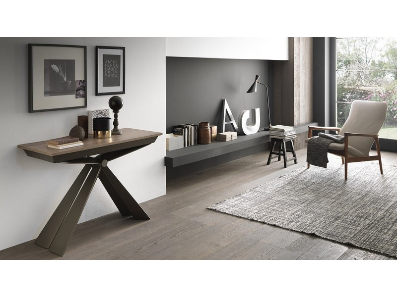 LIVA - Console extensible 5 allonges de 50cm 