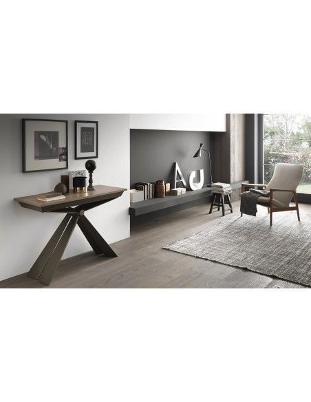 LIVA - Console extensible 5 allonges de 50cm 