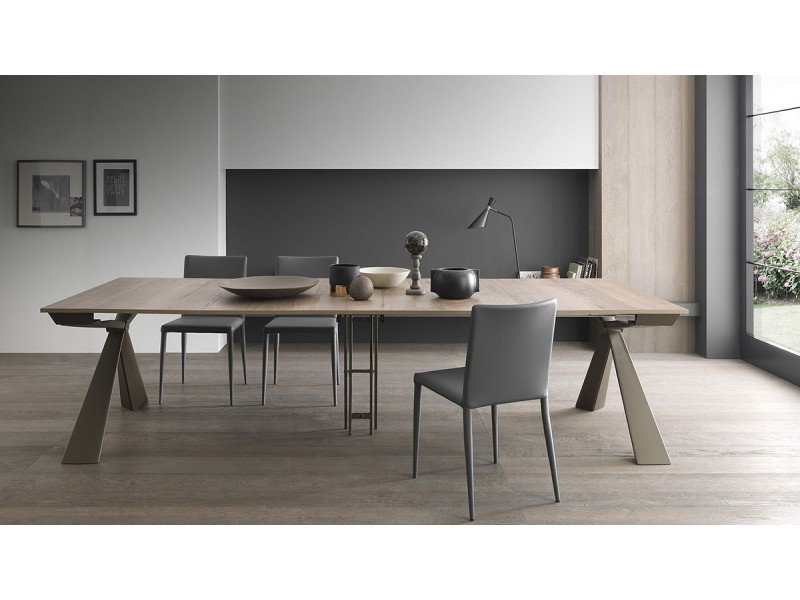 LIVA - Console extensible 5 allonges de 50cm 