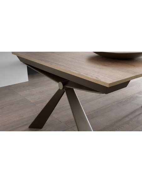 LIVA - Console extensible 5 allonges de 50cm 