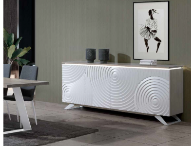 OLYMPEA - Enfilade 4 portes, option led 