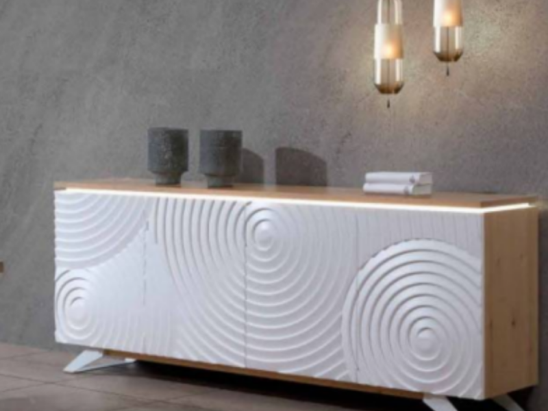OLYMPEA - Enfilade 4 portes, option led 