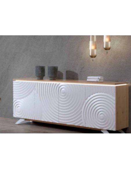 OLYMPEA - Enfilade 4 portes, option led 