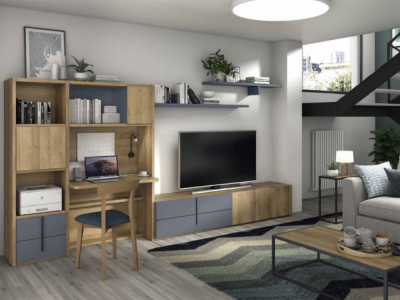 EVY - Ensemble bureaux meubles TV CLASS 