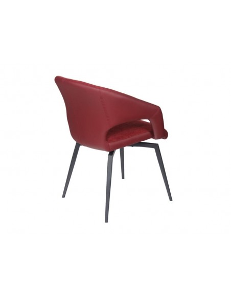 Chaise pivotante bi-matière MISTRAL 