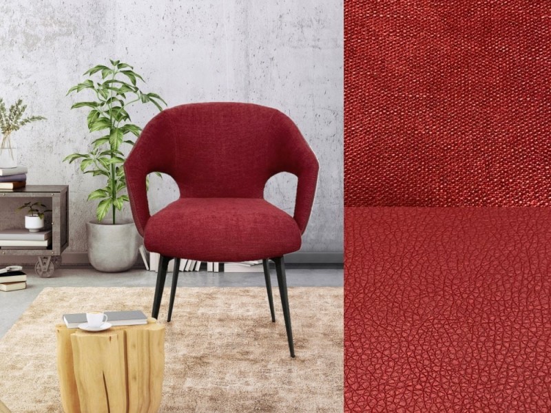 Chaise pivotante bi-matière MISTRAL 