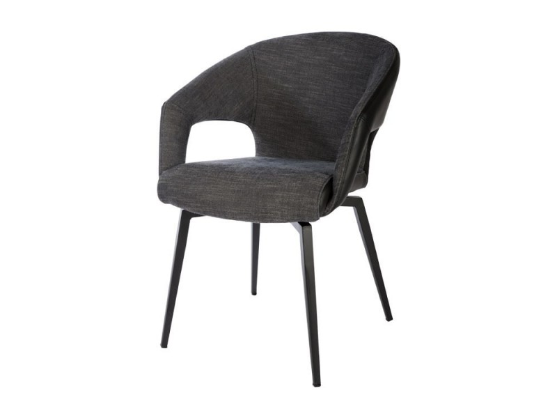 Chaise pivotante bi-matière MISTRAL 