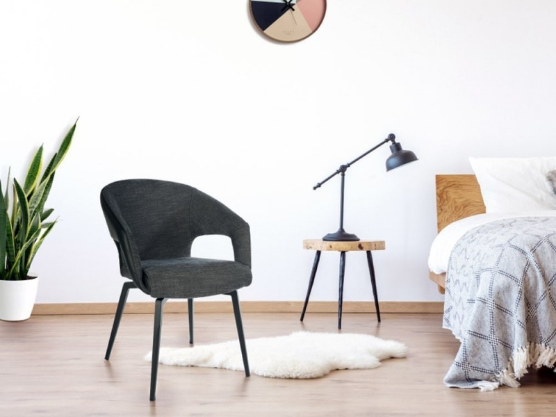Chaise pivotante bi-matière MISTRAL 