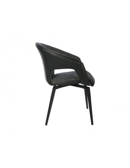 Chaise pivotante bi-matière MISTRAL 