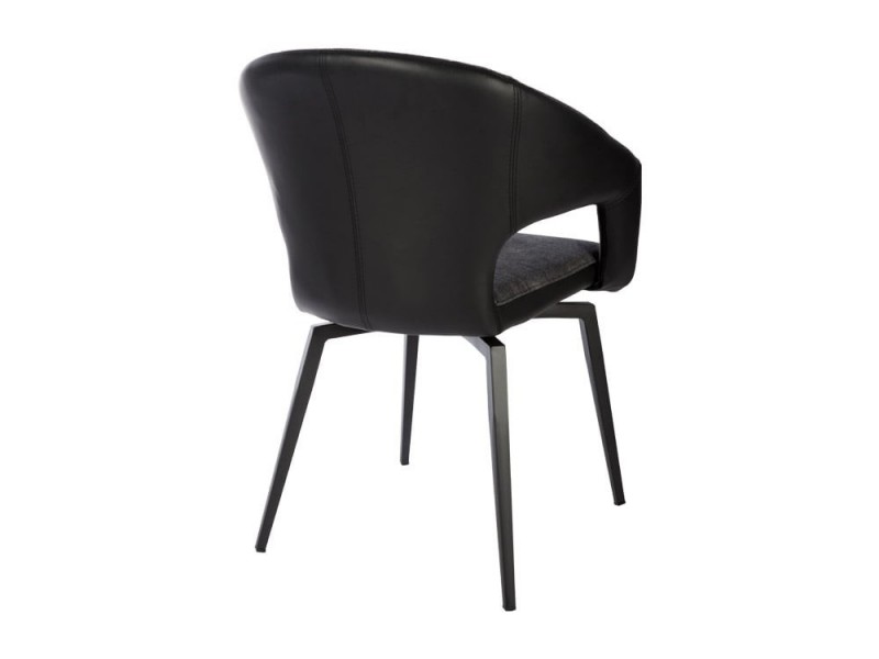 Chaise pivotante bi-matière MISTRAL 