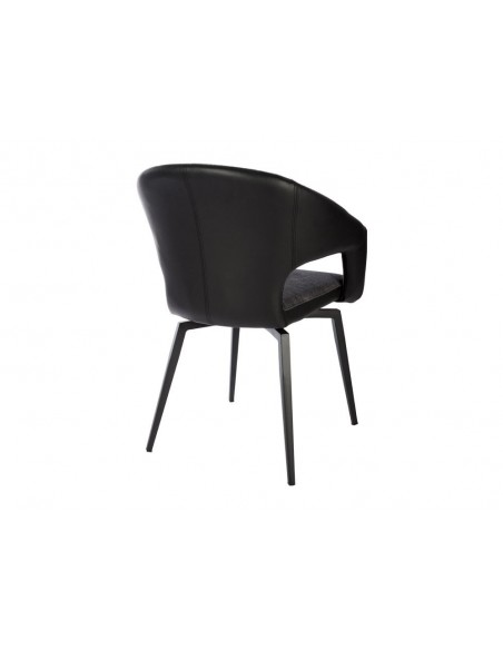 Chaise pivotante bi-matière MISTRAL 